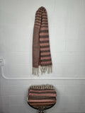 Wona Wooly Stripe Fringe Scarf