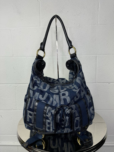 Marc Jacobs Denim Hobo with Pockets