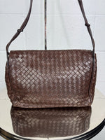 Bottega Veneta Ingtrecciato Leather Crossbody