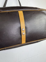 Cole Haan Two Tone Leather Weekender