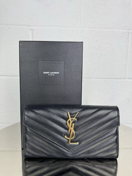 Yves Saint Laurent De Poudre Long Wallet