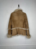 Andrew Marc Suede Jacket with Shearling detail and lining