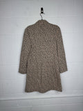 Cartonnier Knit Animal Coat with Cinched Back