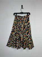 LA Soul Circle Mushroom Print Skirt