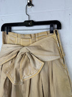 Ulla Johnson Denim Skirt with Oversized Bow