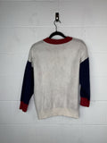 No brand Teddy Bear Print Crew Sweater