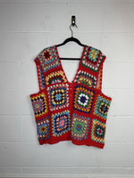 Series 70's Style Crochet Vest