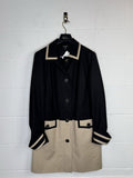 Brooks Brothers Two Tone Trench Car Coat