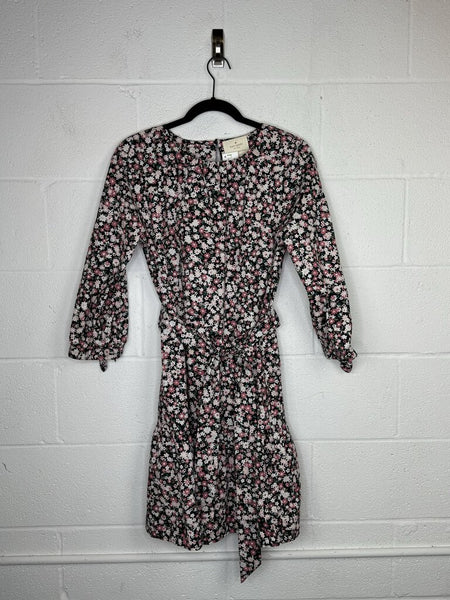 Kate Spade Floral Baby Doll Dress with Tie Belt