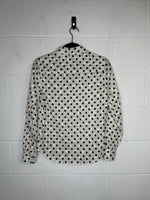 J. Crew 1/2 Button Polka Dot Shirt