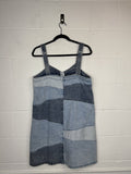 Gap Patchwork Denim Dress with Tab Straps