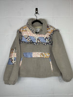 Sea New York Sherpa with Floral Patchwork