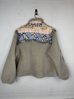 Sea New York Sherpa with Floral Patchwork