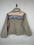 Sea New York Sherpa with Floral Patchwork