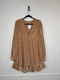 Free People Velvet Babydoll Dress