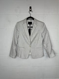 Banana Republic Pinstripe Stretch Linen Blazer