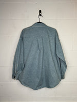 Zenana Acid Wash Oversized Buttondown